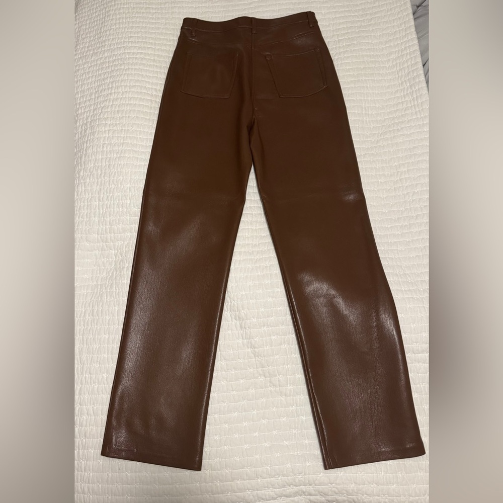Brown Leather Pants